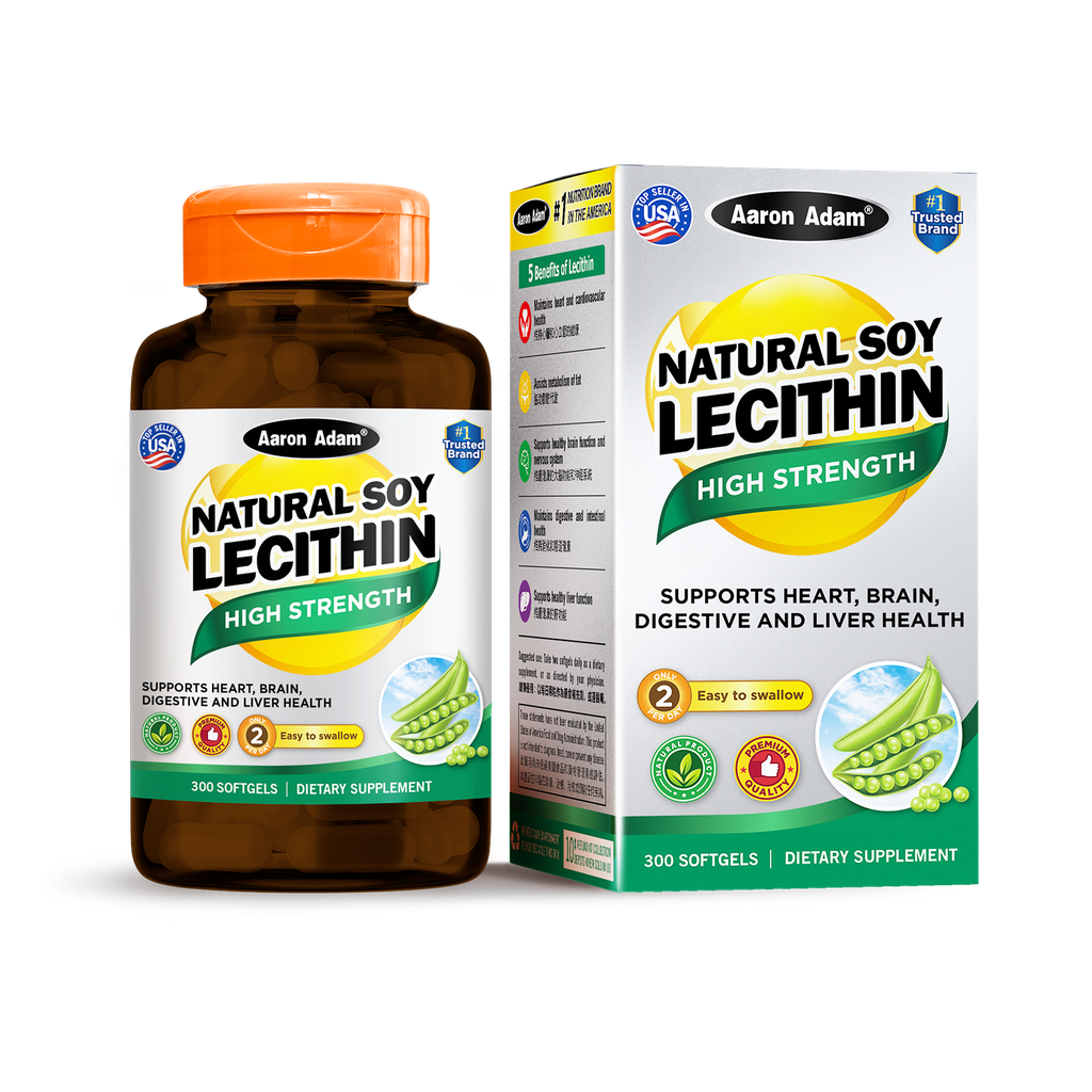 Natural Soy Lecithin - 300 Softgels