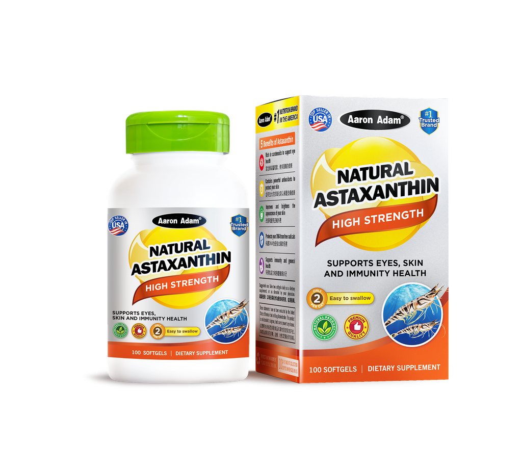 Natural Astaxanthin - 100 Softgels