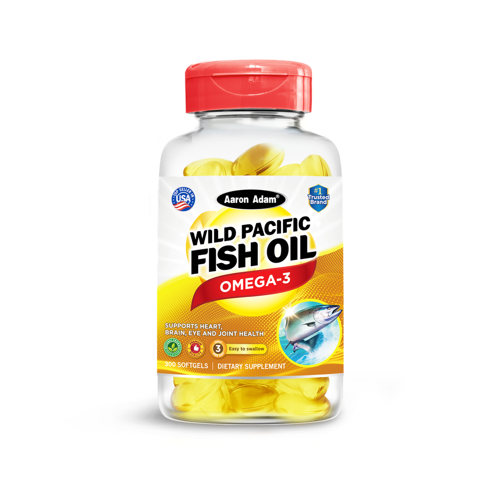 Wild Pacific Fish Oil - 300 Softgels | Aaron Adam