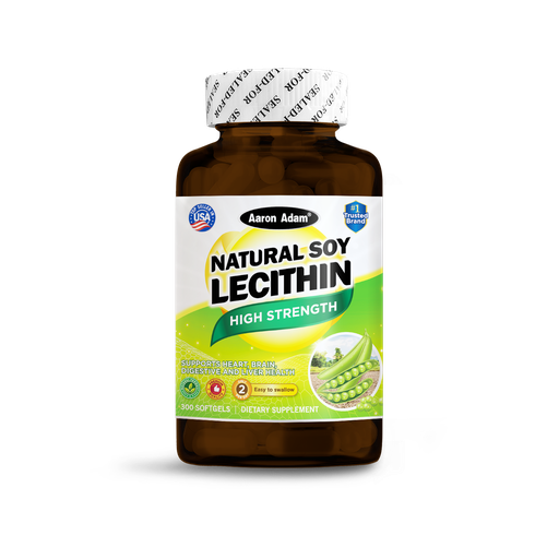 [A6] Natural Soy Lecithin - 300 Softgels