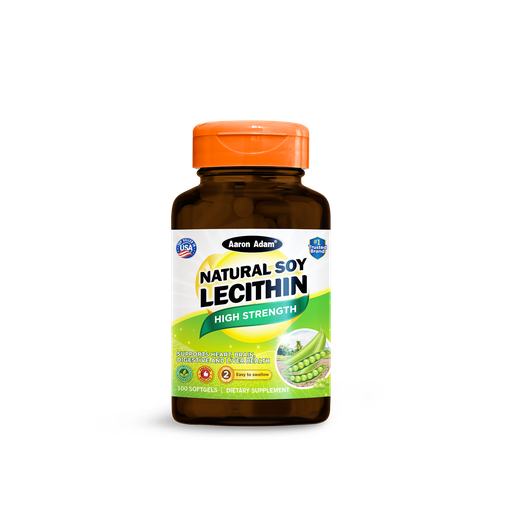 [A7] Natural Soy Lecithin - 100 Softgels