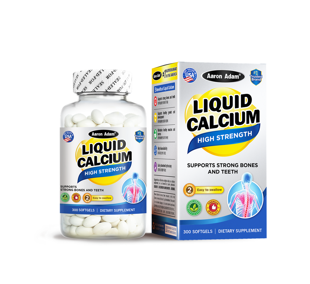 Liquid Calcium - 300 Softgels | Aaron Adam