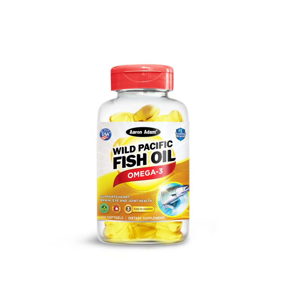 Wild Pacific Fish Oil - 100 Softgels | Aaron Adam