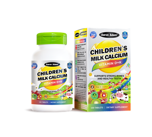 [A66] Children's Milk Calcium (Vitaomin D+K) - 100 Tablets