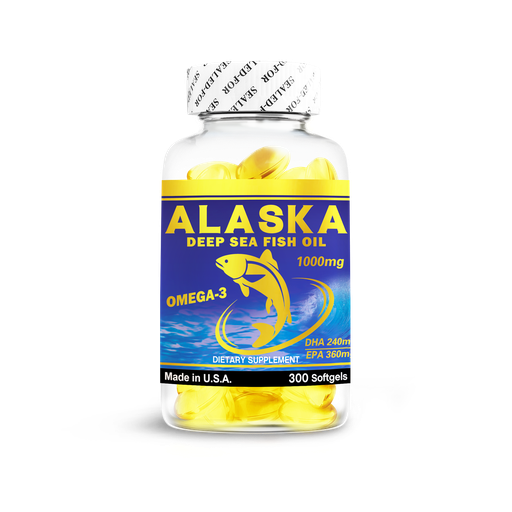 [A86] Alaska Deep Sea Fish Oil - 300 Softgels